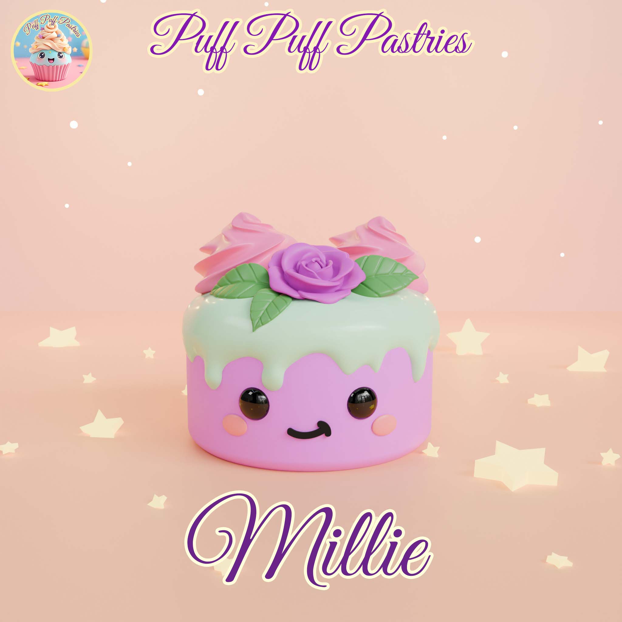 Kawaii Round cake Millie